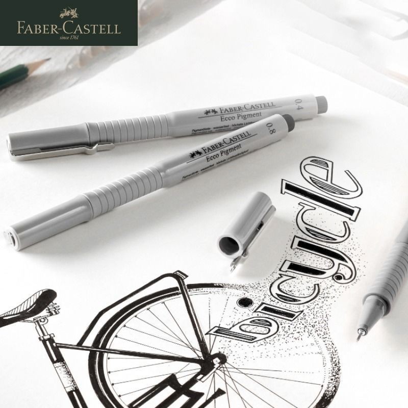 Faber-castell FABER-CASTELL ปากกาเข็มฉีดยาเจล สีดํา กันน้ํา ไม่เลอะเทอะ สําหรับสํานักงาน ธุรกิจ
