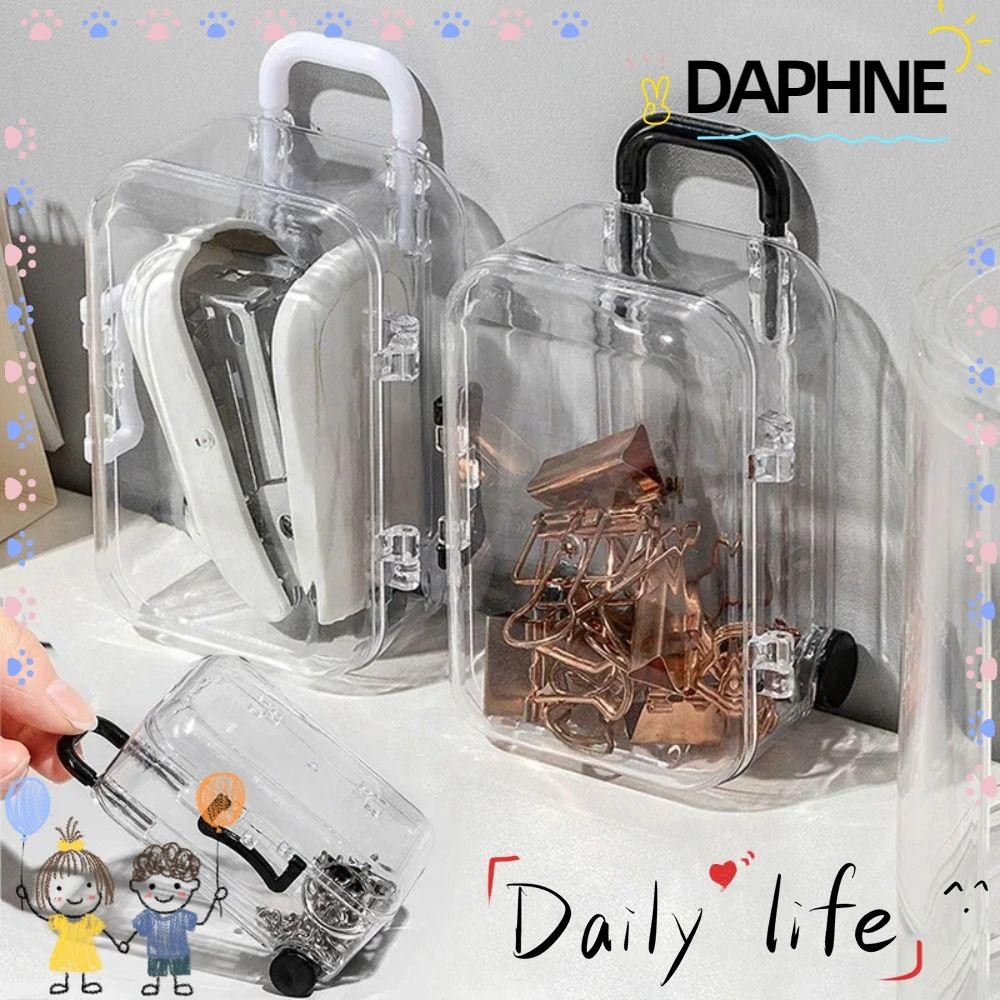 Daphne กระเป๋าเดินทางล้อลาก ขนาดเล็ก น่ารัก สร้างสรรค์ สําหรับใส่เครื่องประดับ ลูกอม ลูกกวาด งานแต่งงาน