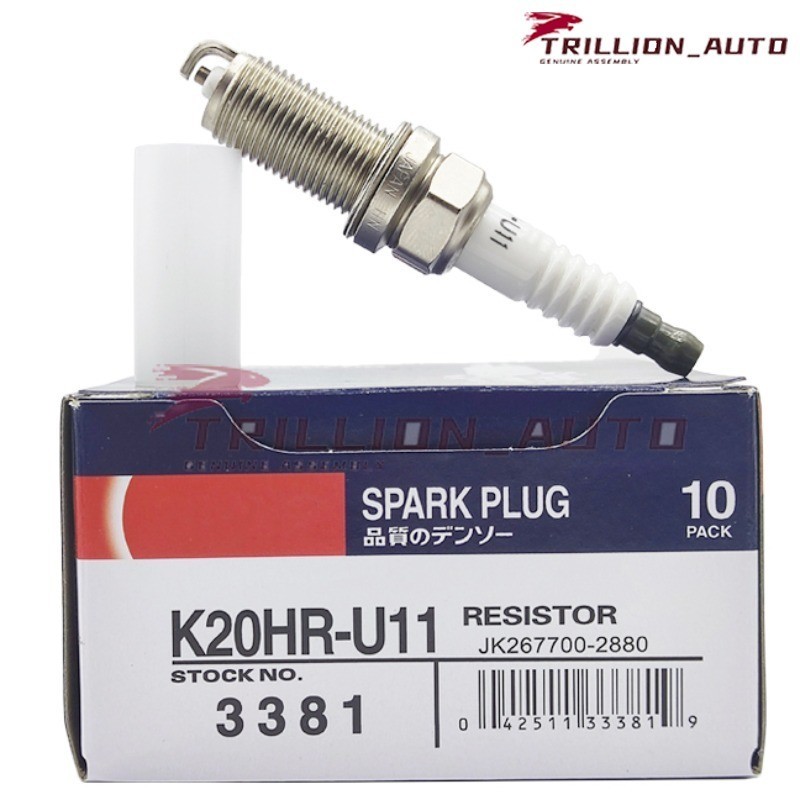 1/4pcs K20HRU11 Iridium Spark Plug สําหรับ MITSUBISHI LANCER TOYOTA CAMRY FORTUNER HIACE COMMUTER HI