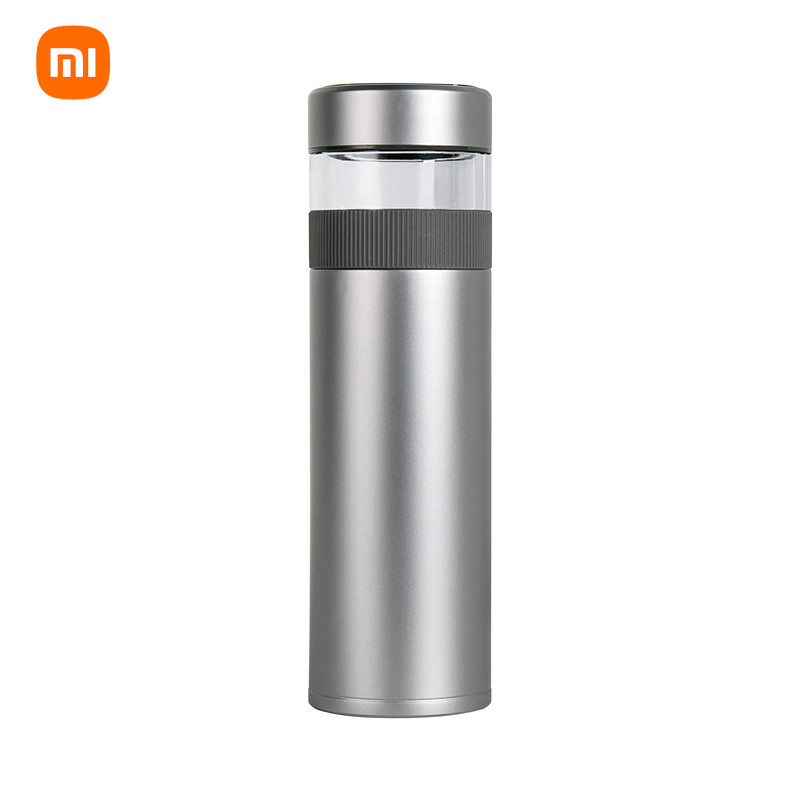 Xiaomi Funjia กระติกน้ําร้อนไทเทเนียมบริสุทธิ์ สองชั้น ความจุ 520 มล. แบบพกพา 44℃ 6 ชั่วโมง