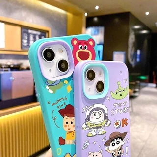 🔥POPPA🔥 ส่งจากไทย 3 In 1 เคสโทรศัพท์มือถือนิ่ม กันกระแทก สําหรับ iPhone 14 13 12 11 Promax 7 8 Plus X XR XSMax SE#873