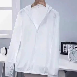 เสื้อกันแดด UPF50+ ผ้าไอซ์ ชุดฤดูร้อน สำหรับผู้ชายและผู้หญิง แบบบางเบา มี 7 สีให้เลือก