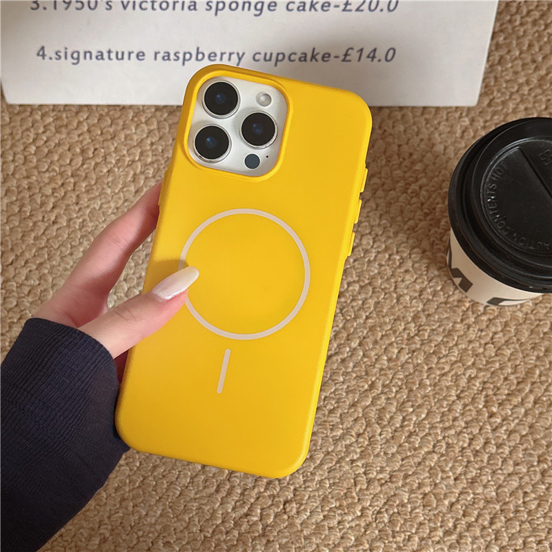 หรูหรา Matte เคสโทรศัพท์แม่เหล็ก iP16 ProMax สําหรับ iPhone 11 12 13 14 15 16 Pro Max 14/15/16 Plus ปลอกกันกระแทก anti-fall ป้องกัน shell Cover – โปรปัง