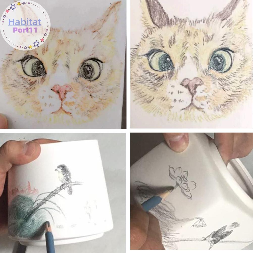 Habitatport เครื่องปั้นดินเผา Art Underglaze ดินสอสีเซรามิค DIY Hand-Painted Hook Line th ราคา ถูกที่สุด ดีลบีเคเค แกลเลอรีภาพที่ 8