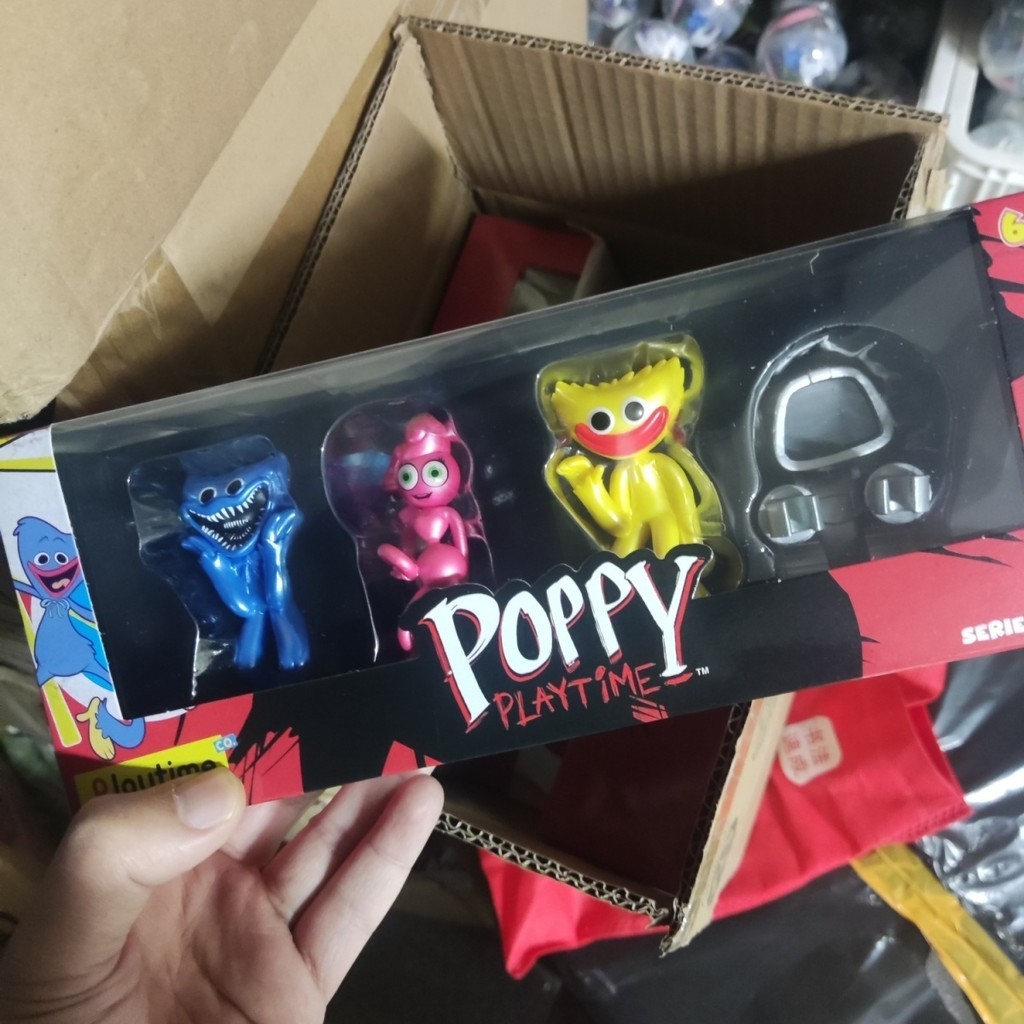 ของเล่นฟิกเกอร์ตั้งโต๊ะ Poppy Playtime Bobbi's Playtime ใหม่เอี่ยมในสต็อก