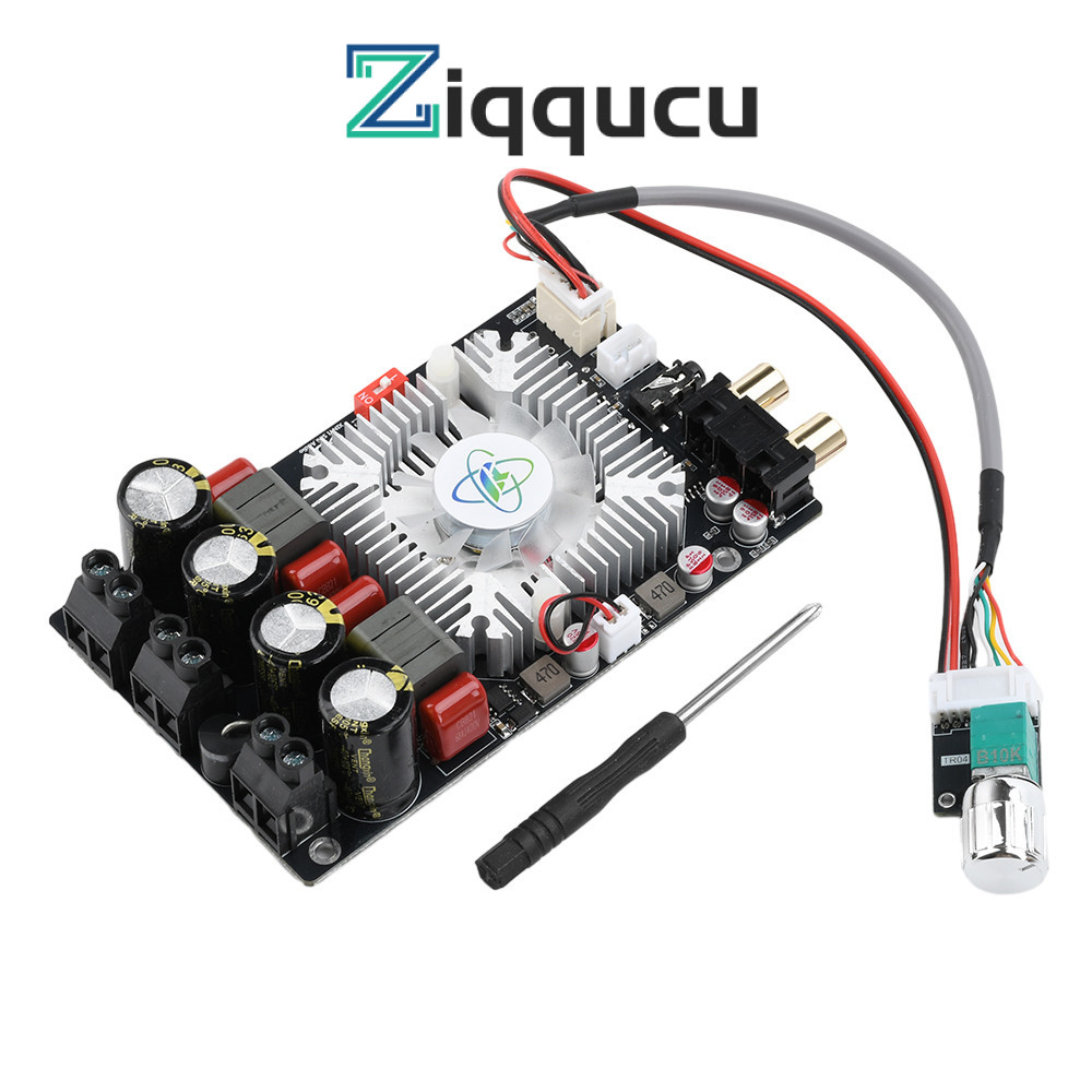 Ziqqucu XY-AP2202 บริสุทธิ์โพสต์ขั้นตอน HiFi เครื่องขยายเสียงดิจิตอล TPA3251 ไข้เกรด TPA3251D2 DC12-36V/10A
