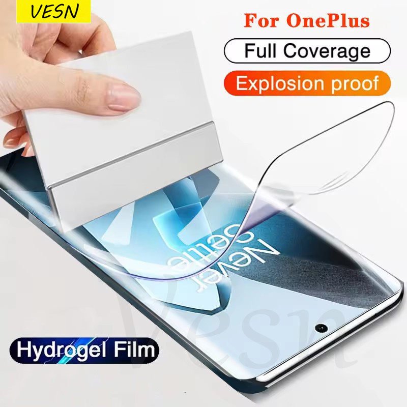 ฟิล์มกันรอย ไฮโดรเจล สำหรับ OnePlus 13 13R 12 12R 11 11R 10 10T 10R 9 9R 8 8T 7 7T ACE 5 3 3V 2 2V N