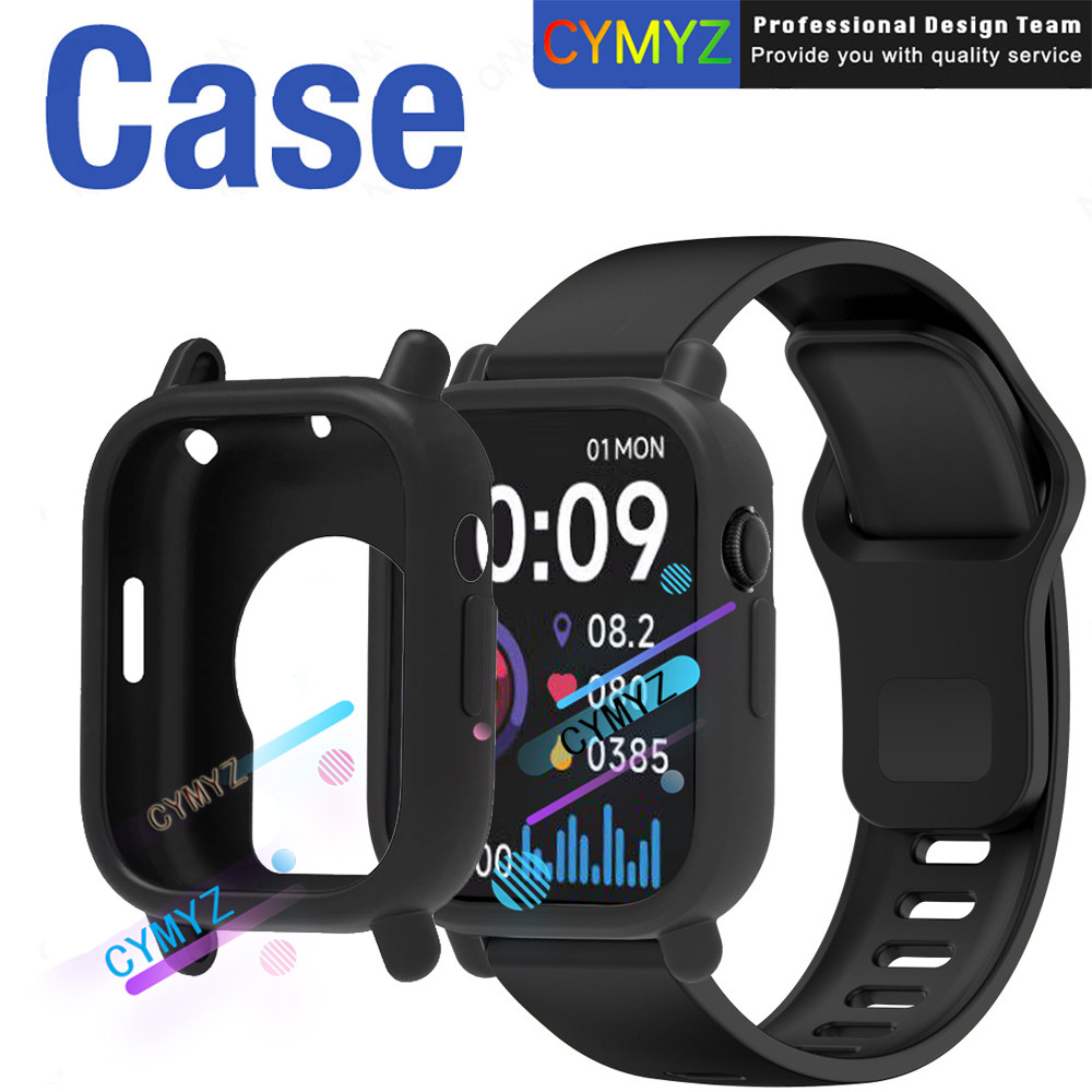 Hcare Go 5 กรณีซิลิโคนอ่อนนุ่มเปลือกป้องกันกรอบกันชนสําหรับ HCare Go 5 สมาร์ทนาฬิกาอุปกรณ์เสริม HCar