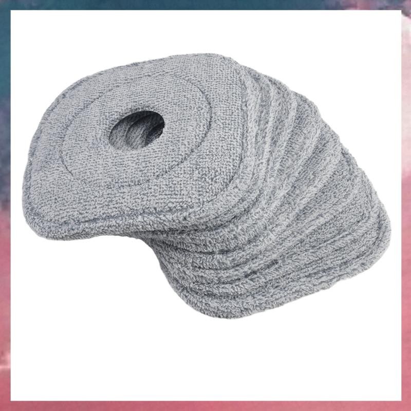 8 ชิ้น Mop ผ้าสําหรับ Mop บีบ Mop การแยกอัตโนมัติหมุนทําความสะอาดพื้น Mop Pads ผ้า