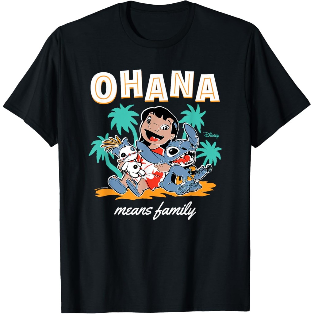 เสื้อยืดผู้ใหญ่ Lilo & Stitch - เสื้อยืด Ohana Means Family 2