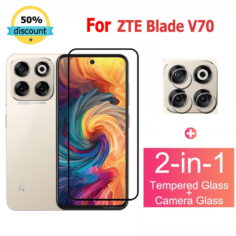 ฟิล์มกระจก ZTE Blade V70 กระจกนิรภัย HD ป้องกันหน้าจอ สำหรับ ZTE Blade V70 V50 A51 A52 A71 A72 A73 N
