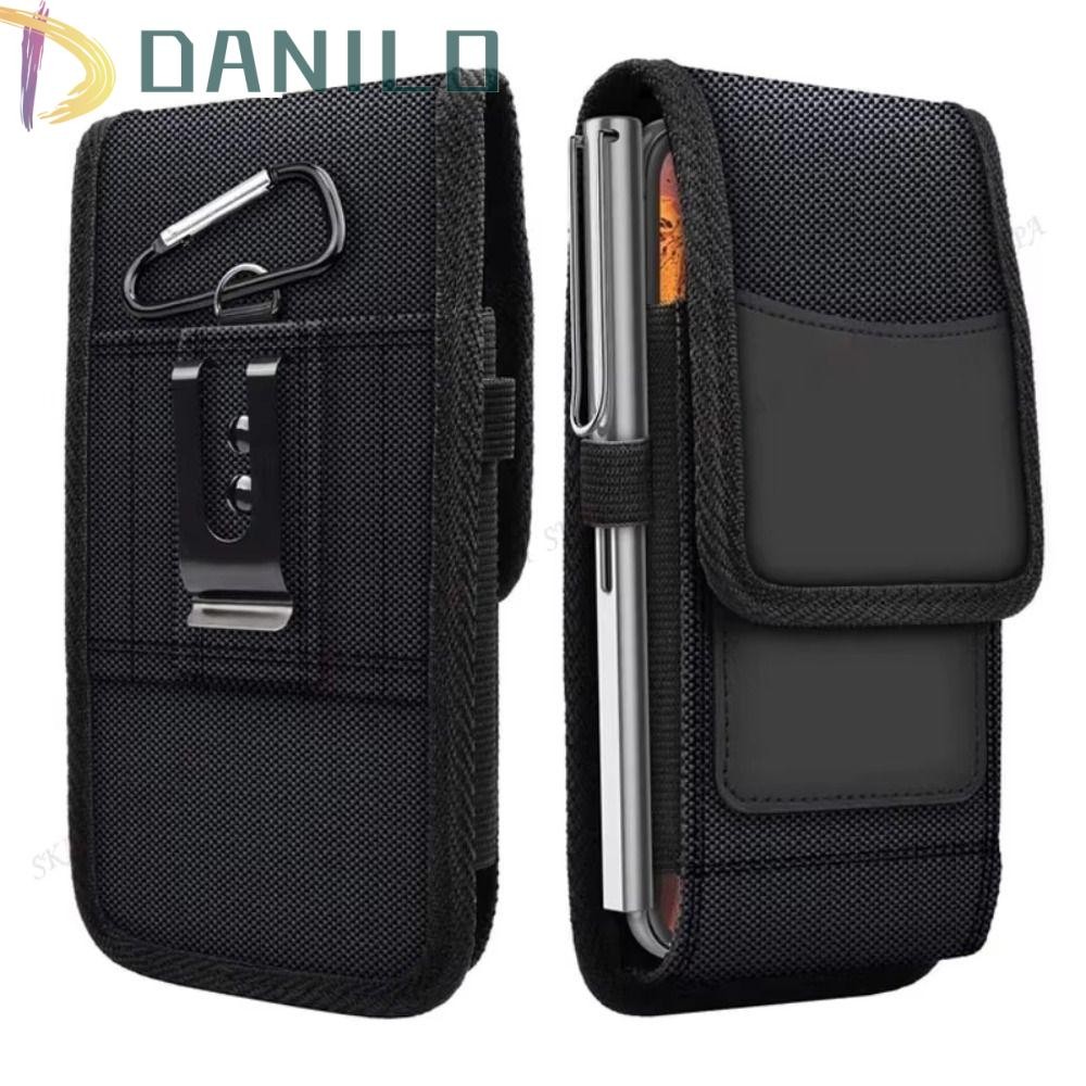 ดานิโล กระเป๋าคาดเอวเคสโทรศัพท์,ที่ทนต่อการสึกหรอ คลิปหนีบเข็มขัดโทรศัพท์มือถือไนลอนทนทาน, กระเป๋าคาดเอวแบบพกพาติดด้วยเข็มขัดห่วงโทรศัพท์มือถือเอวก