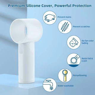 GOOJODOQ GFS006 Mini Fan Protective Cover Silicone Protective Cover Washable