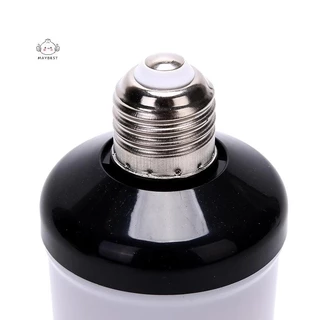 {maybest} 1 ชิ้น LED Flame Effect Fire หลอดไฟ E27 จําลองธรรมชาติ Flicker Lamp Decor {TH}