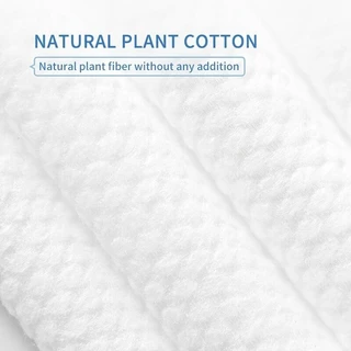 กระดาษเช็ดหน้า Cotton 100% แบบหนา 100 ชิ้น ใช้ได้ทั้งแห้งและเปียก ปลอดภัยต่อทารก - กระดาษชำระ