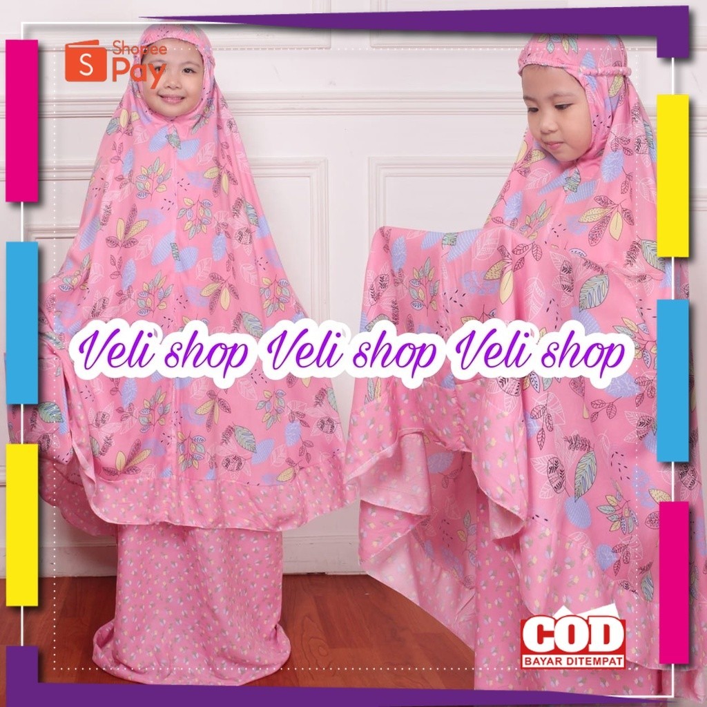 // ใหม่ล่าสุด MUKEMA RAYON BALI AWENA สําหรับ 5-10 ปี CHILDREN ฟรี PRAYER EQUIPMENT BAG