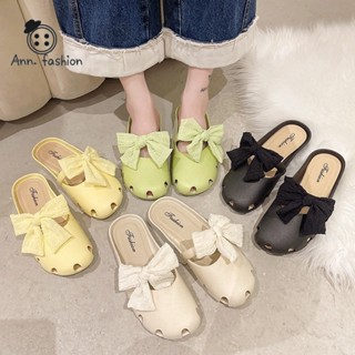 Ann.Fashion รองเท้าแตะผู้หญิงรุ่นเก็บหน้าเท้าให้ดูเรียวสวย ว…