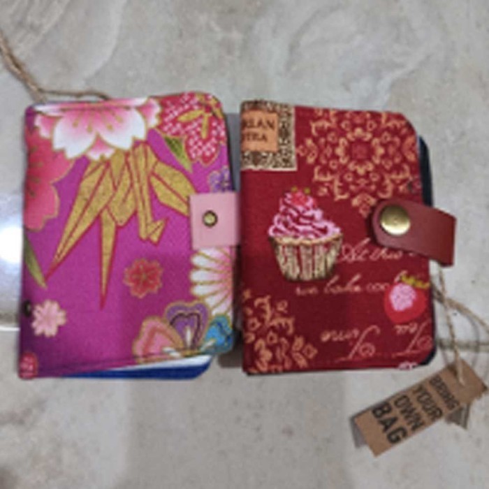 SPCR Batik Cloth Card Wallet Card Holder 20 Slots SR8R1H