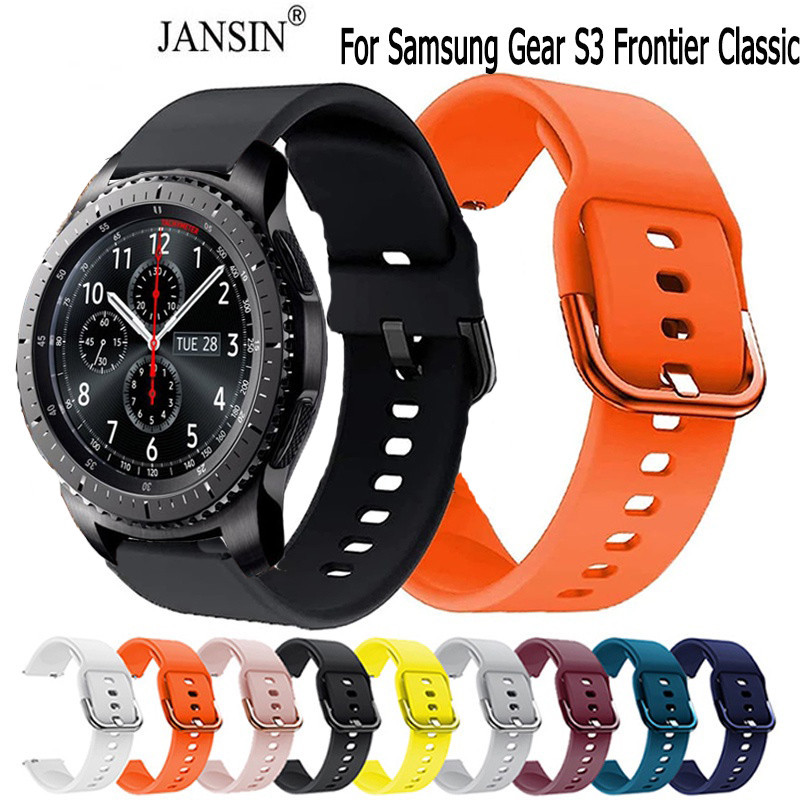 สายนาฬิกาข้อมือซิลิโคน แบบเปลี่ยน สําหรับ samsung gear s3 frontier samsung gear s3 frontier classic Smart Watch