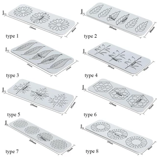 PULSEE เค้กลูกไม้แม่พิมพ์ Leaf แม่พิมพ์อบขนม Bakeware ซิลิโคน Mould