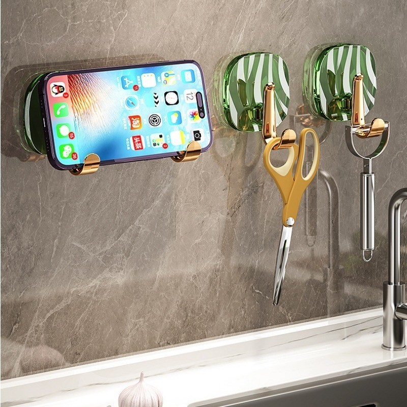 [ Featured ] ตะขอแขวนติดผนังห้องน้ํา - ชั้นเก็บของประหยัดพื้นที่ - ที่แขวนประตูตู้เสื้อผ้า - ที่แขวนของ กันน้ํา กันชื้น - อุปกรณ์จัดระเบียบในครัวเรือน - รูปที่ 2