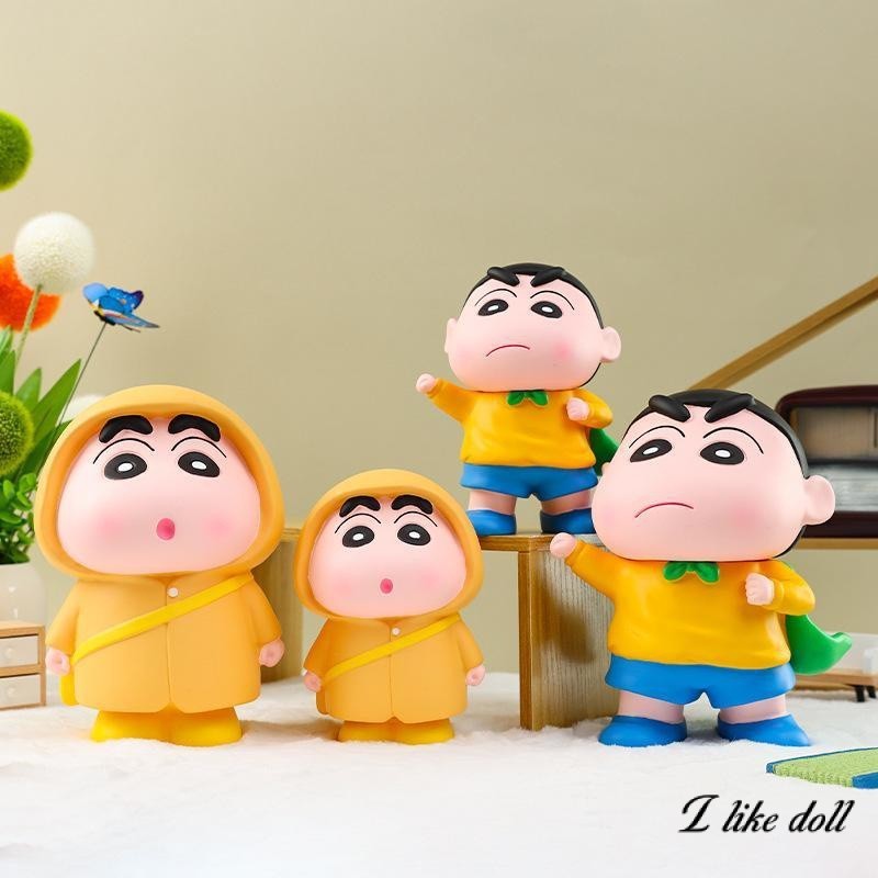 【พร้อมส่ง】กระปุกออมสินไวนิล ลายการ์ตูนชินจังน่ารัก กันกระแทก สําหรับเด็ก
