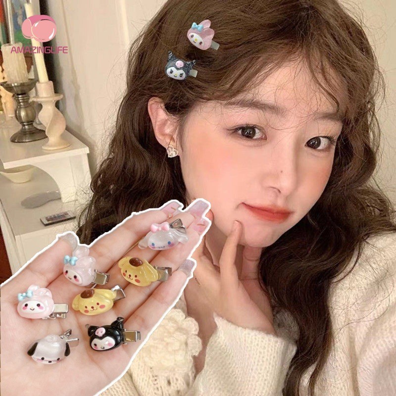 กิ๊บติดผมหน้าม้า ลายการ์ตูนคิตตี้น่ารัก สไตล์เกาหลี ลายสก๊อต เครื่องประดับ สําหรับเด็กผู้หญิง จํานวน 1 ชิ้น