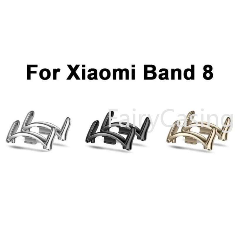 สายนาฬิกาสําหรับ Xiaomi Mi Band 10 9 8 12 มม. 14 มม. Link สิ่งที่แนบมาอุปกรณ์เสริมตัวเชื่อมต่อโลหะ Band ราคา ถูกที่สุด ดีลบีเคเค แกลเลอรีภาพที่ 3