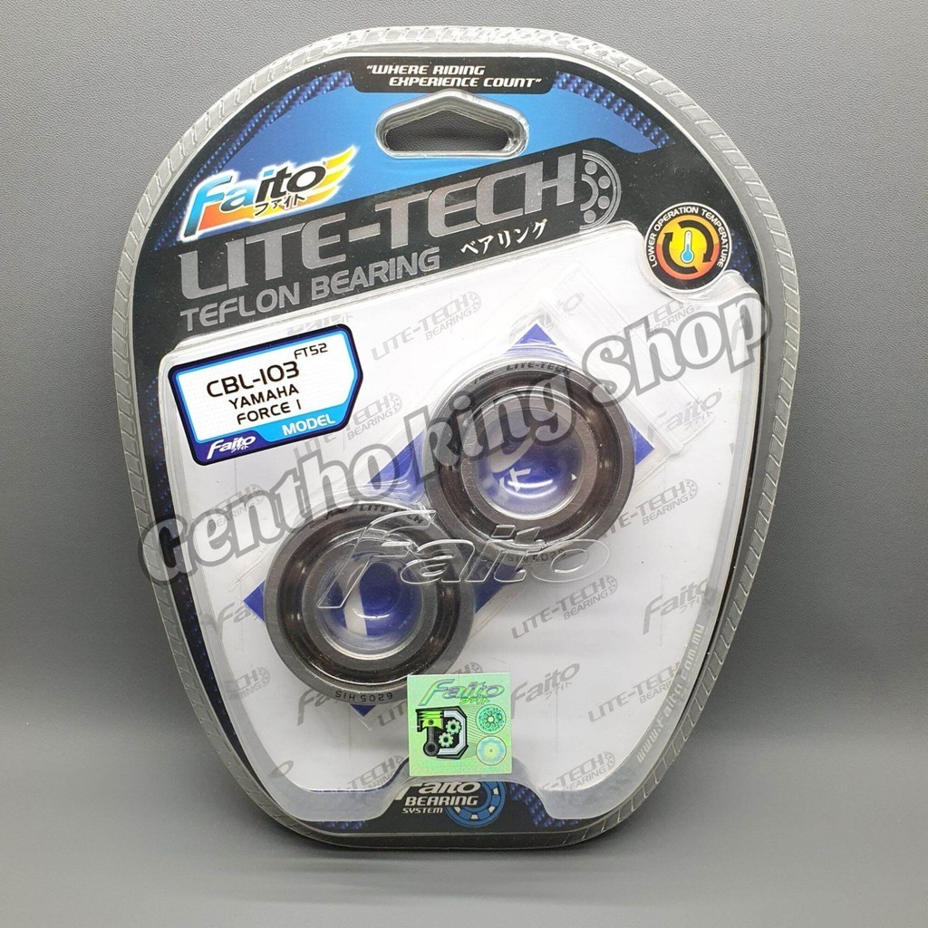 BEARING LAHER KRUK AS FAITO LITE TECH FIZR F1ZR FORCE 1 SATRIA 2-STOKE Y125Z KAZE 6205 & 6205