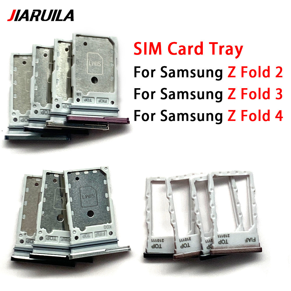 ถาดซิมการ์ด อะไหล่ซ่อมแซม สําหรับ Samsung Galaxy Z Fold 2 3 4 Fold2 Fold3 Fold4 ราคา ถูกที่สุด ดีลบีเคเค แกลเลอรีภาพที่ 4