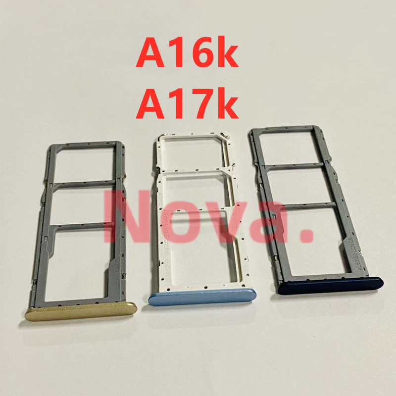 ถาดซิมการ์ดสําหรับoppo A16k A17 A17k Simtray Slot Holderโทรศัพท์มือถือPart