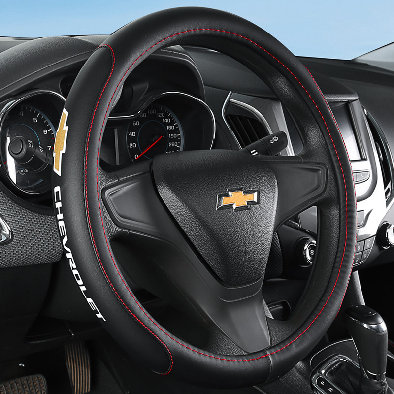 ปลอกหนัง PU หุ้มพวงมาลัยรถยนต์ สําหรับ Chevrolet Mai Rui Bao XL Explorer Cruze Trailblazer Kovoz Volando Chuangku