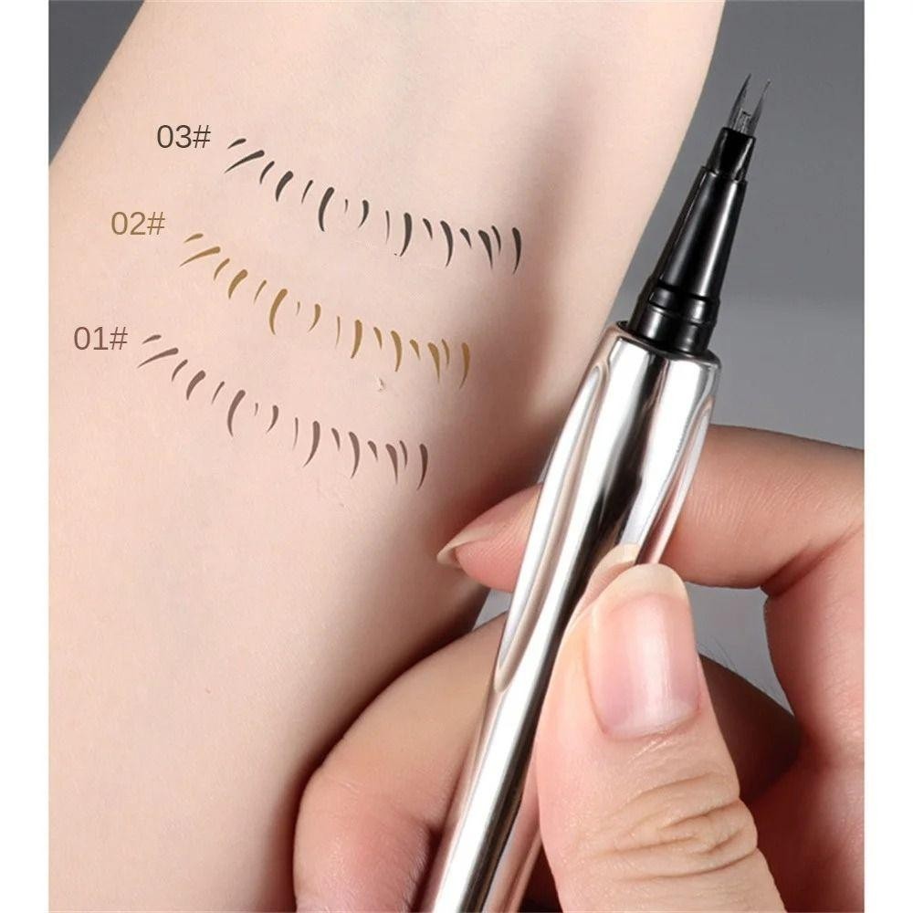 ดินสอเขียนคิ้วน้ํา ARCOIRIS ดินสอเขียนคิ้วติดทนนานตามธรรมชาติ กันน้ําไม่ง่าย ดินสอเขียนคิ้ว Binary กันเหงื่อ - รูปที่ 3