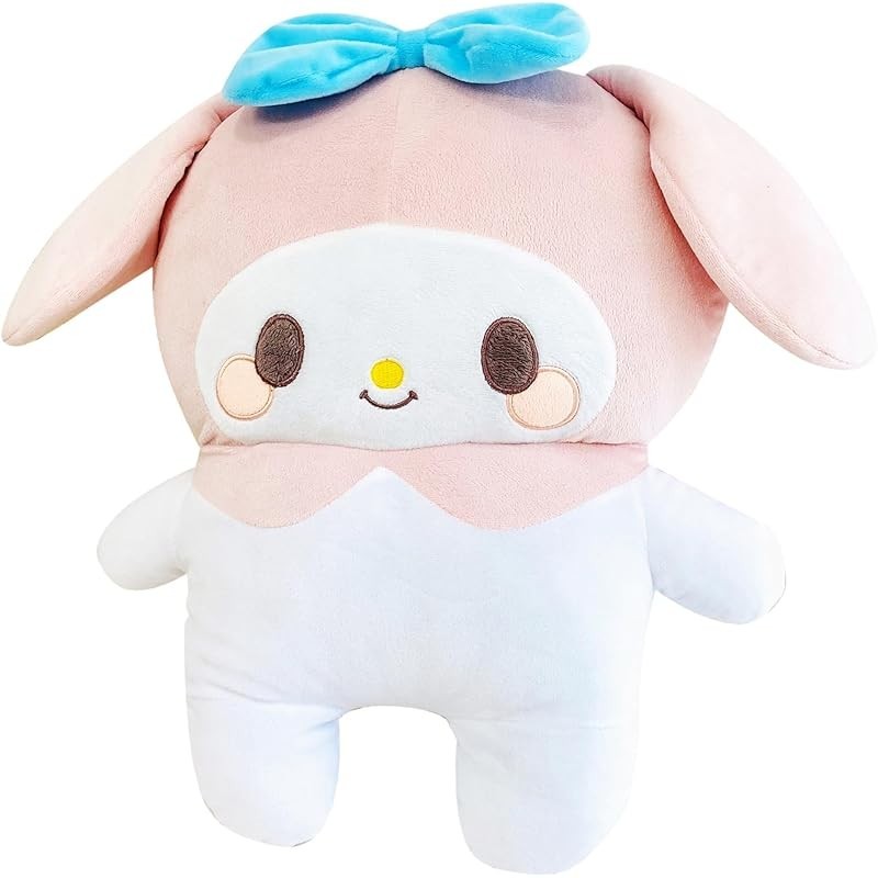 Molypillo Fluffy Cuddle Pillow My Melody Pink 38x40x11cm Official Character Goods Plush Toy Big Cute Cuddle Cushion Sanrio Flapillo SANRIO Sanrio 4621267