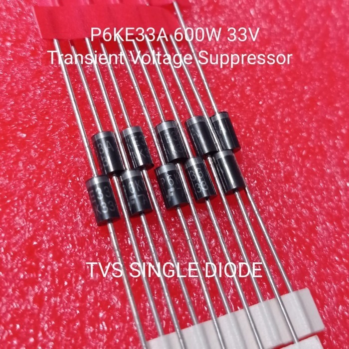 P6KE33A TVS ไดโอดเดี่ยว 600w 33v อะไหล่ส่วนประกอบไฟฟ้า