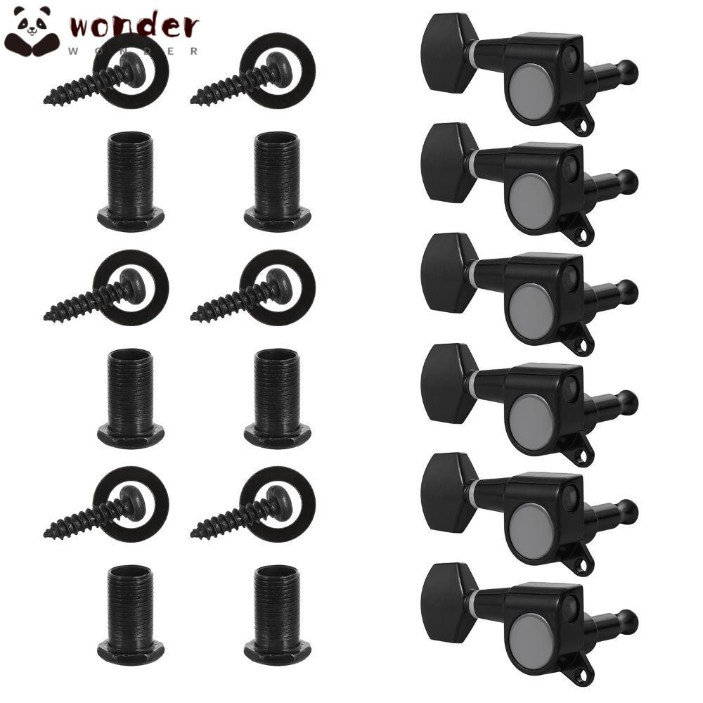 Wonder ลูกบิดปรับแต่งสายกีต้าร์ 6 ชิ้น|ปิด