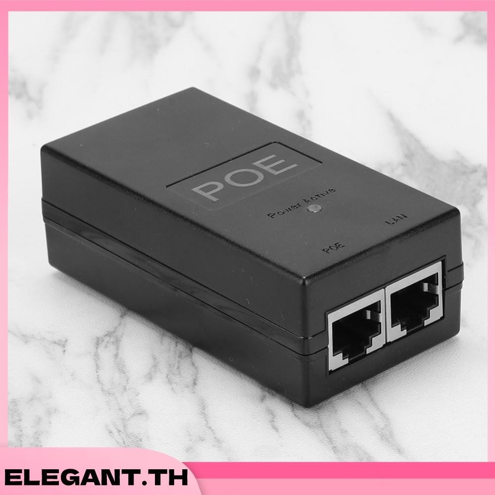 24v 0.5A 24W เดสก์ท็อป POE หัวฉีดพลังงานอีเธอร์เน็ตอะแดปเตอร์เฝ้าระวังกล้องวงจรปิด