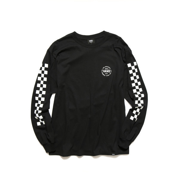 Checker L/S เสื ้ อยืดผู ้ ชายและผู ้ หญิงแขนยาวพิมพ ์ เสื ้ อยืด TEE