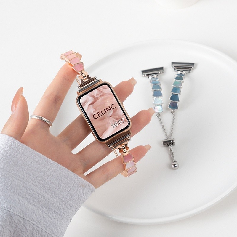 สายนาฬิกาข้อมือโลหะ แบบเปลี่ยน สําหรับ Samsung Galaxy Fit3 Galaxy Fit 3