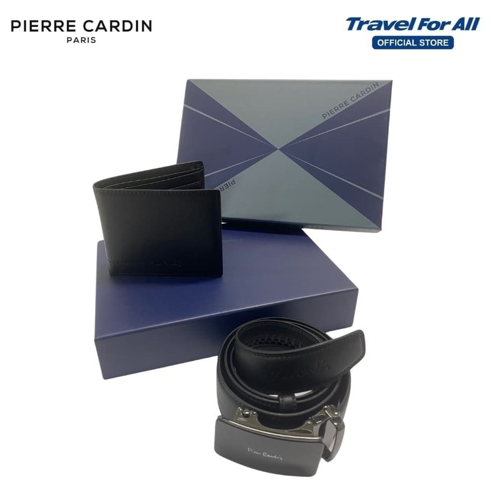 Pierre CARDIN SET (กระเป๋าสตางค์แบบพลิก + สายพานอัตโนมัติ 1.5) -47470830
