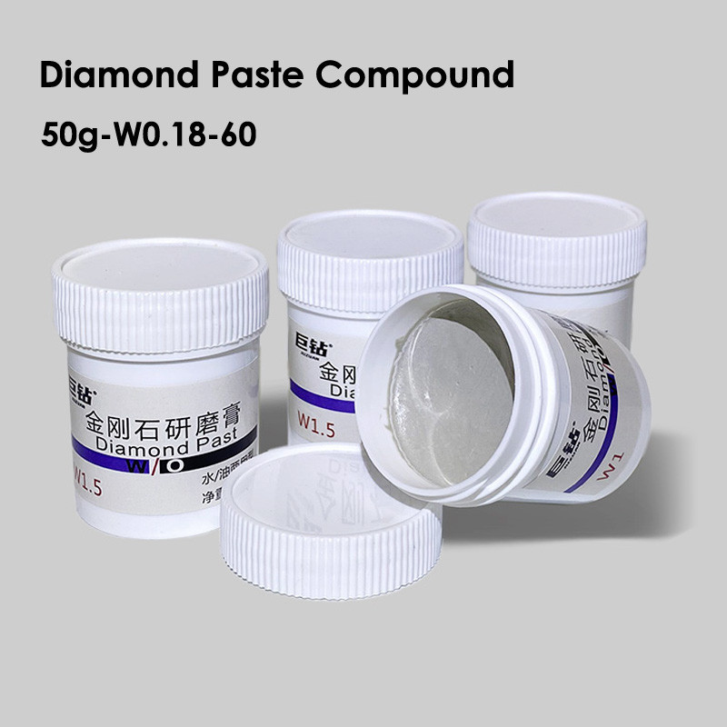 50g W0.18-60 Diamond Paste Compound Mold Die Mirror Polishing Lapping Syringe Micron Glass Jade เครื