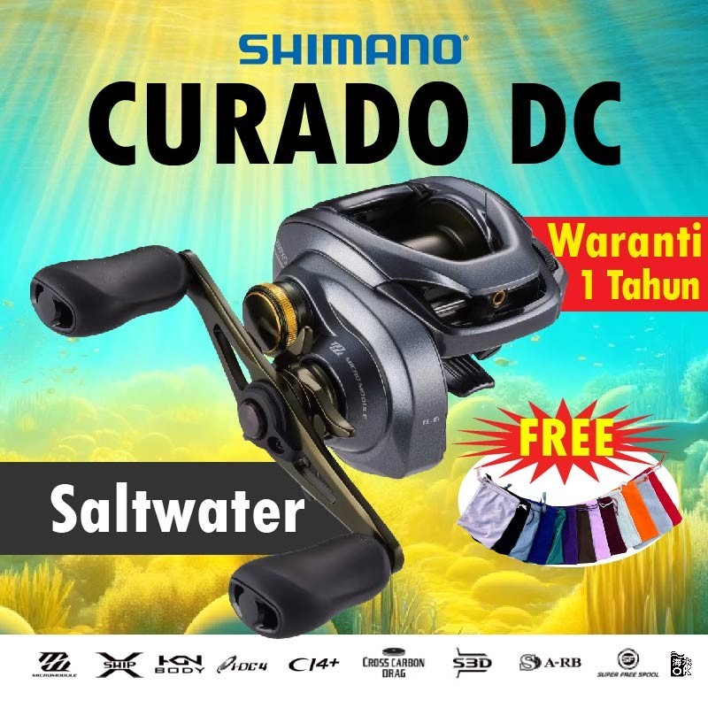 SHIMANO CURADO DC 2022 BAITCASTING REEL นําเข้า 201XG/201HG/151XG/151HG มือซ้าย Antarec