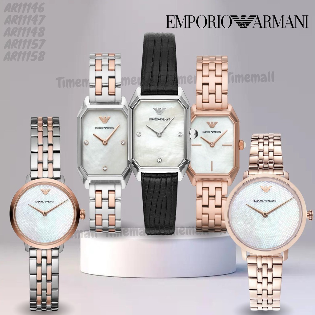 TIME MALL นาฬิกา Emporio Armani OWA343 นาฬิกาข้อมือผู้หญิง นาฬิกาผู้ชาย แบรนด์เนม Brand Armani Watch AR11146