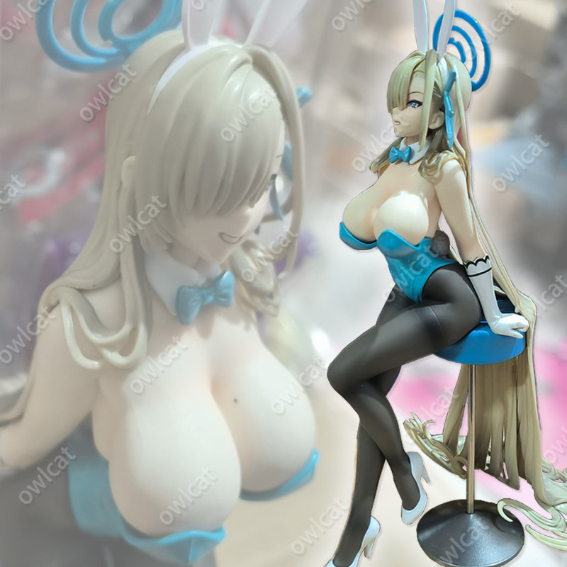 Figure Blue Archive Ichinose Asuna (Bunny Ver.) 28cm Big Size 1/7 C&C Agent Zero-one 01 JK Striker B