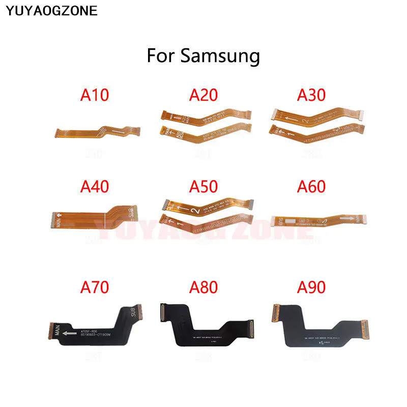 เมนบอร์ดหน้าจอ LCD สายเคเบิลเชื่อมต่อเมนบอร์ด สําหรับ Samsung Galaxy A10 A20 A30 A305F A40 A50 A505F A60 A70 A80 A90