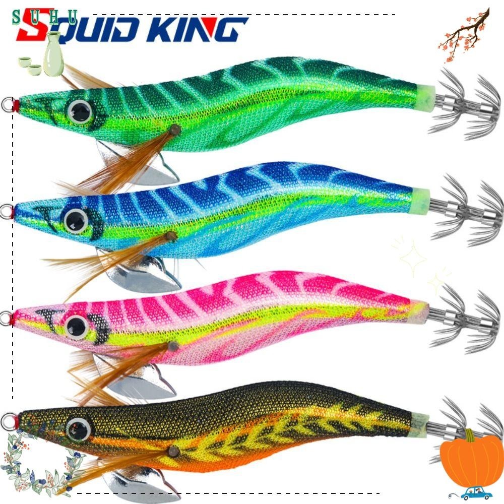 Suhu เหยื่อตะขอตกปลา รูปกุ้ง ปลาหมึก 2023 3.0# 10 กรัม 15 กรัม 19 กรัม