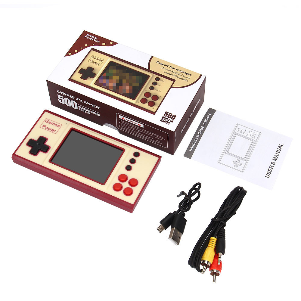 K30 Pocket Retro Handheld Game Machine Nostalgic Mini Double Play 500-in-One Eight-Bit Arcade