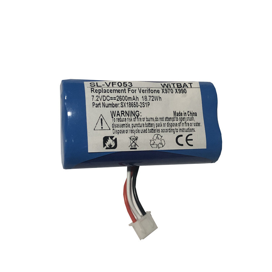 Applicable to Huilfeng Verifone X970 X990 Pos Machine Battery SX18650-2S1P
