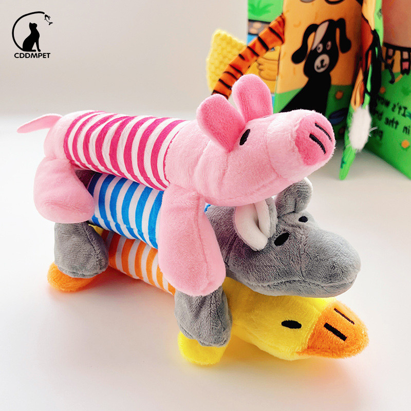 【CDDMPET】ของเล่นตุ๊กตาเคี้ยว ทนต่อการกัด สําหรับสัตว์เลี้ยง สุนัข แมว