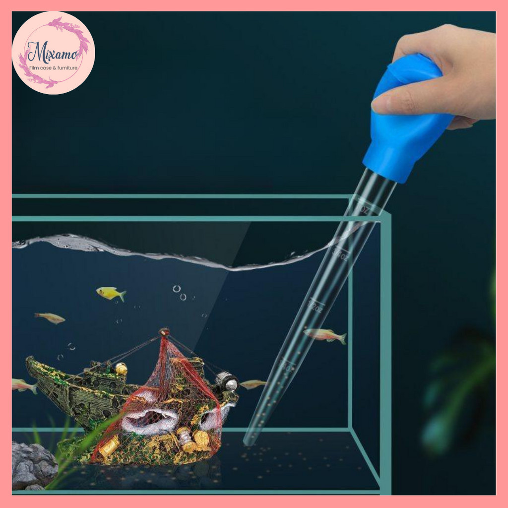 --MXM--🐟ที่ดูดขี้ปลา ดูดสิ่งสกปรกทําความสะอาดตู้ปลา🐟 #Q-0010